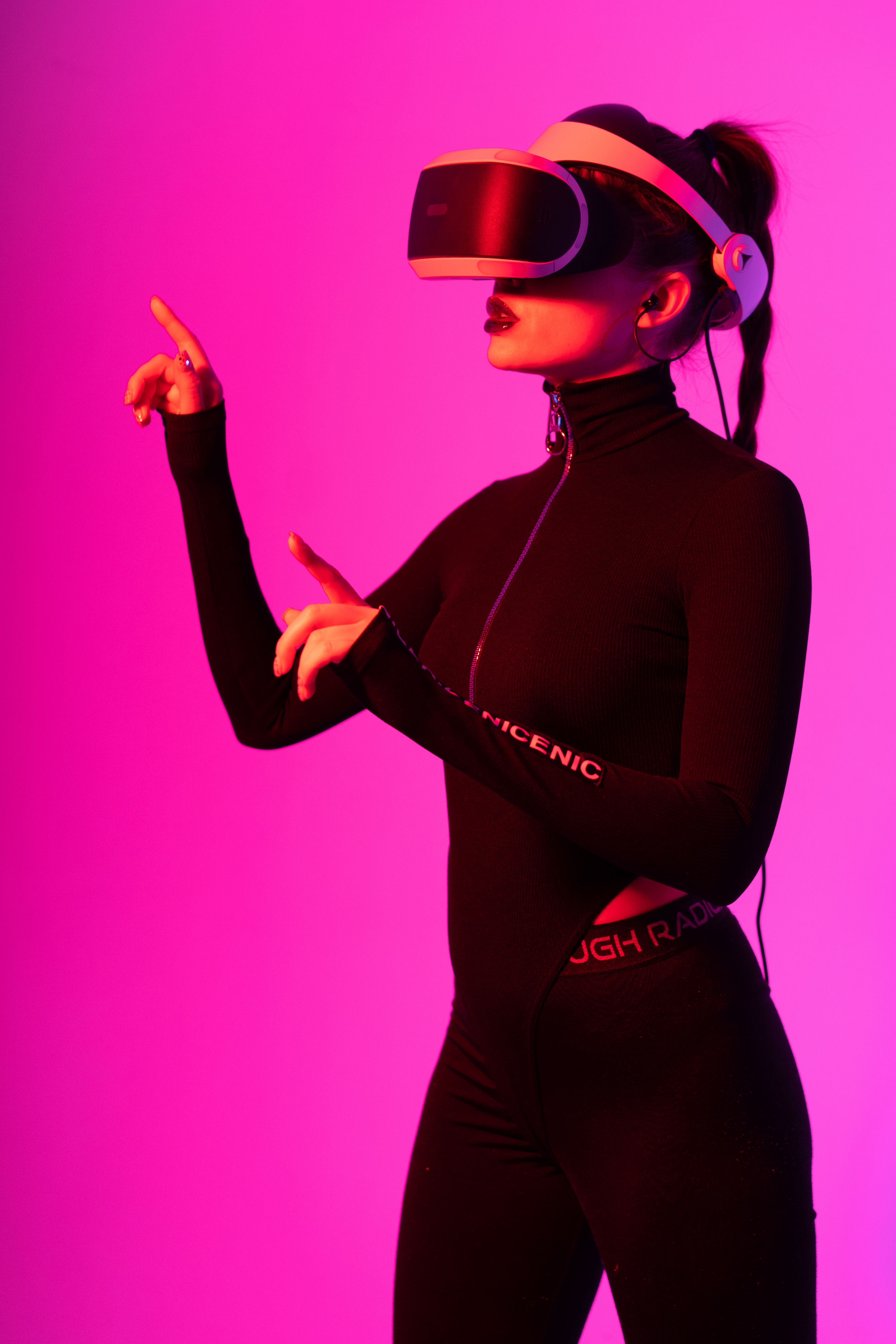 Image of a person with VR headset